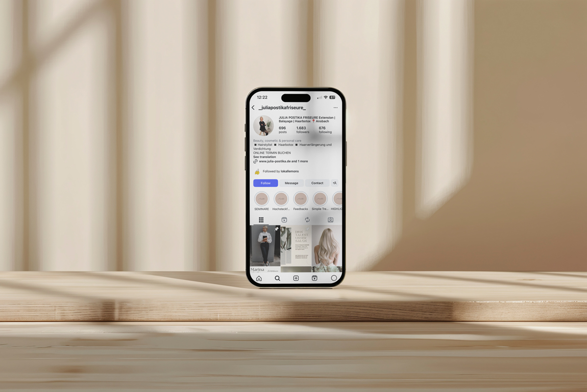 InstagramFeedMockup Julia Postika Portfolio